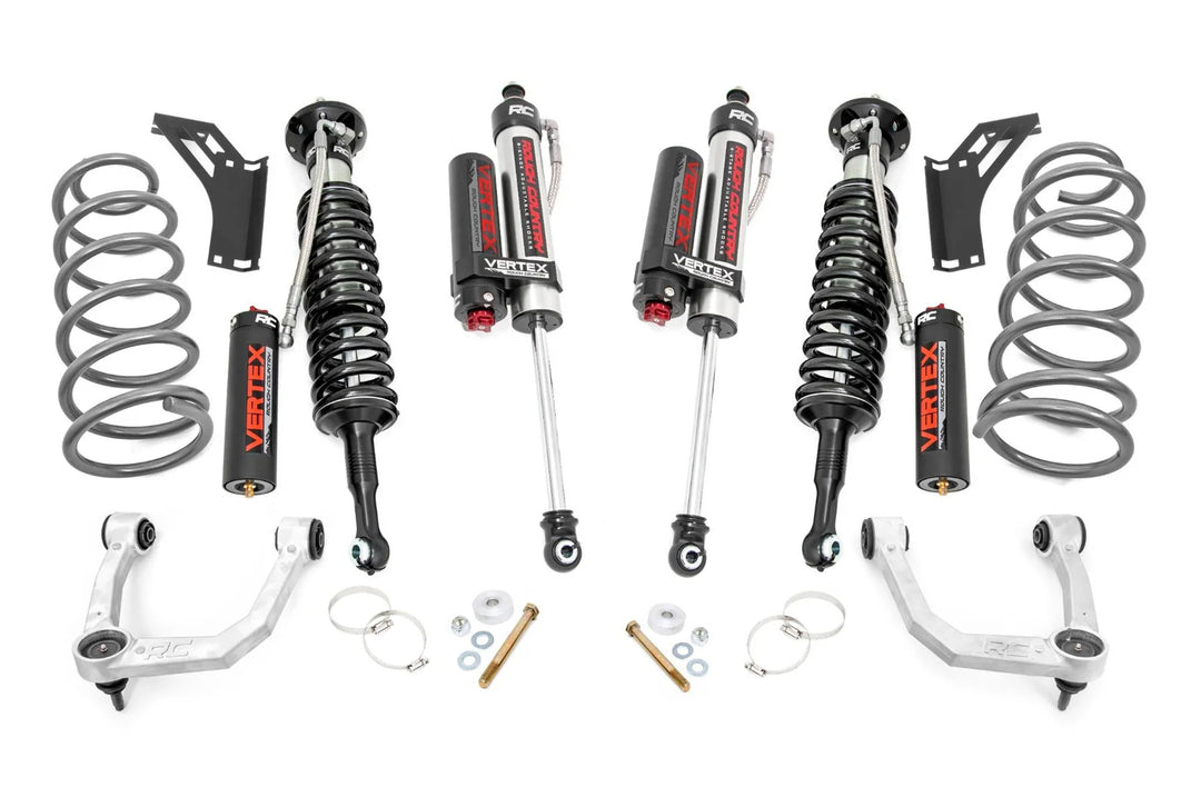 Rough Country 3-Inch Vertex Lift Kit for Toyota 4Runner 4WD (2010–2024) – Full Suspension System w/ Adjustable Reservoir Shocks
