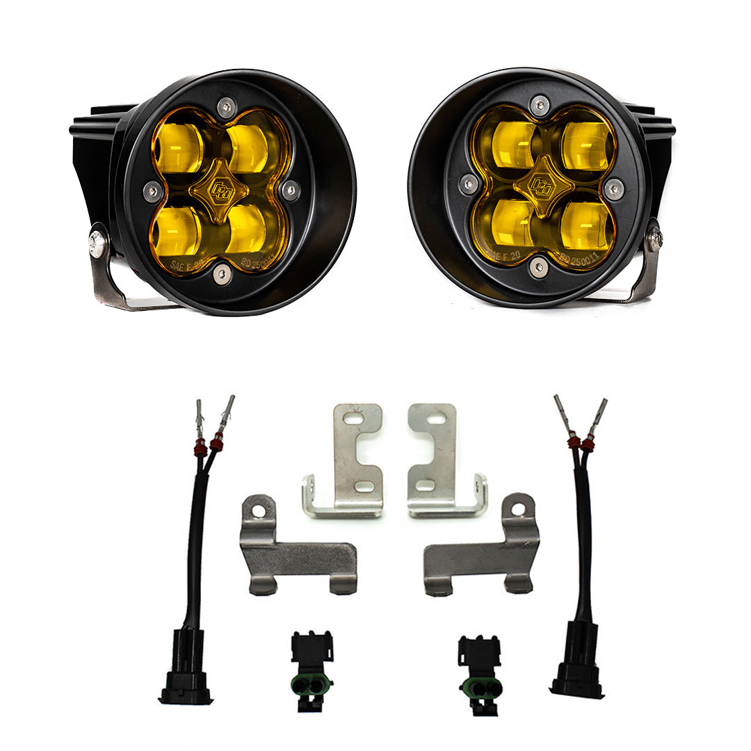 Toyota 4Runner Tacoma Tundra Squadron SAE Amber Fog Light Kit 2010–2023 | 447642