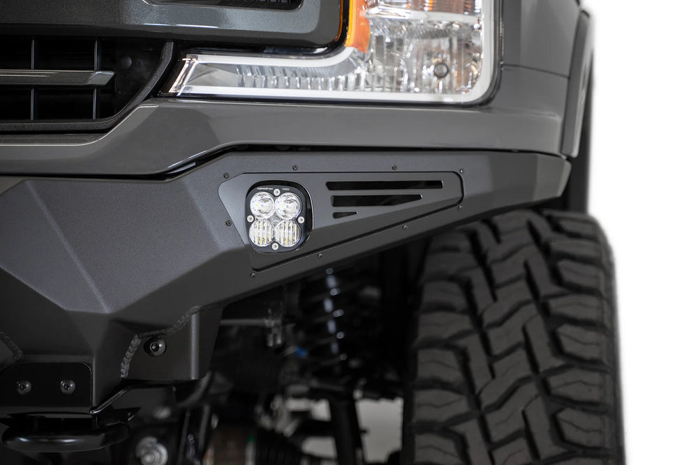 ADD Bomber Front Bumper for Ford F-150 2018+ – Dual 20" Light Bar Mounts – Hammer Black