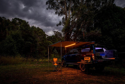 ARB 8.2ft x 8.2ft Light Installed Car Side Awning | 814410