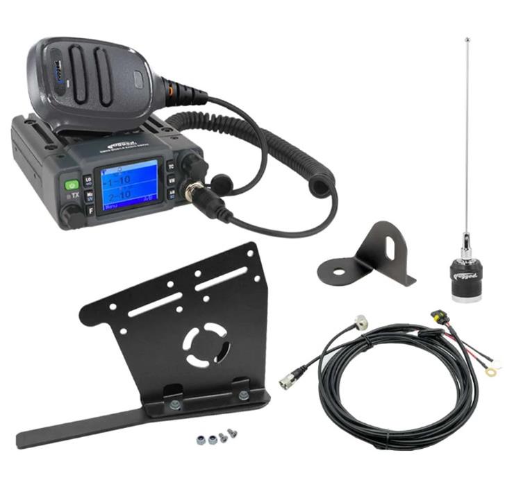 Rugged Radios JP1 Jeep GMRS Radio Kit – GMR25 Waterproof Mobile | RRPJP1-GMR25