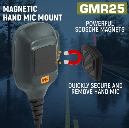 Rugged Radios JP1 Jeep GMRS Radio Kit – GMR25 Waterproof Mobile | RRPJP1-GMR25